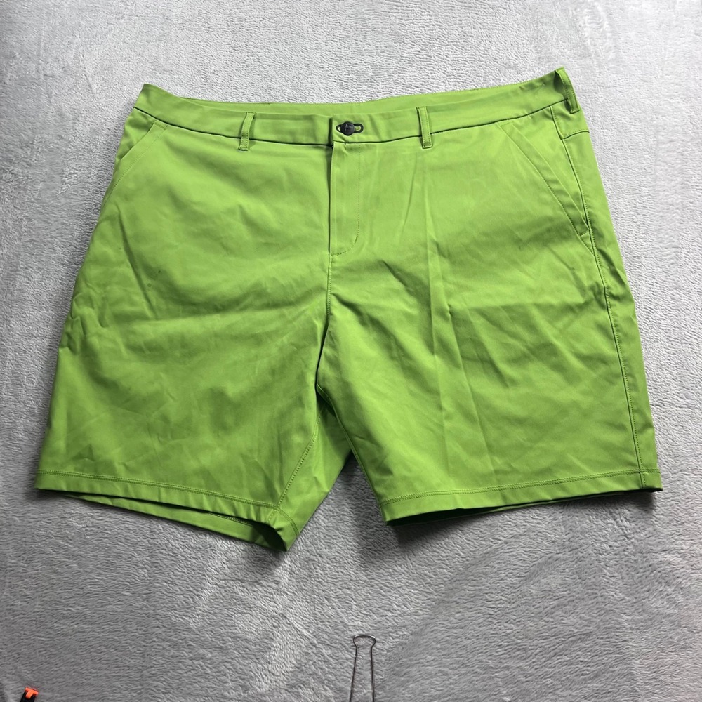 Public Rec All Day Every Day Shorts Mens 42 Lime Green Active Casual Stretch